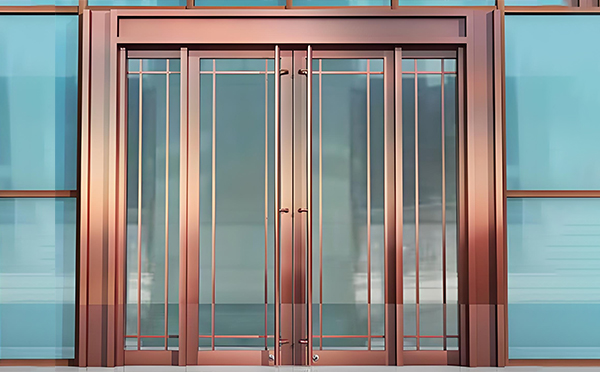 阿拉山口玻璃地弹门