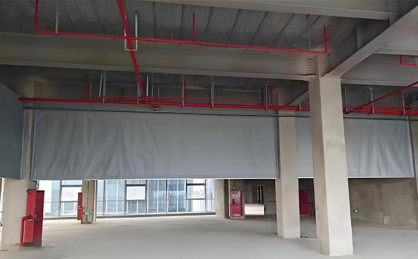 阿拉山口防火布挡烟垂壁